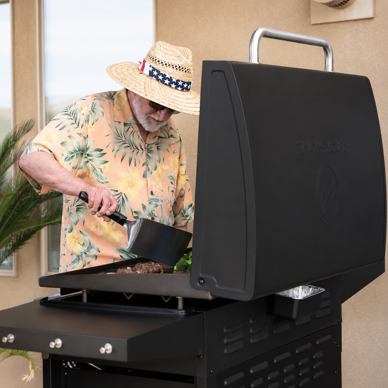 Grătar tip plită pe gaz Blackstone 36” cu Air Fryer