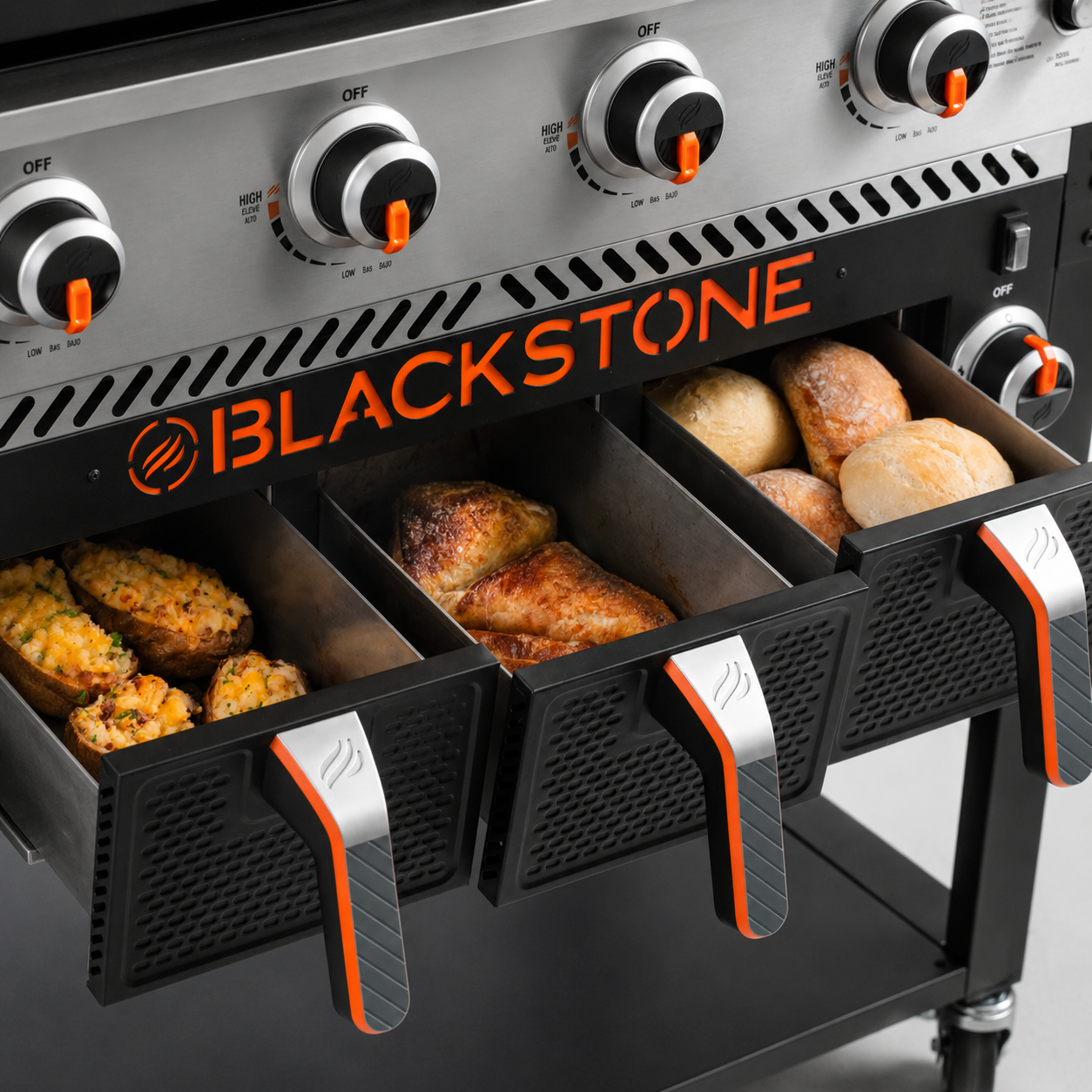Grătar tip plită pe gaz Blackstone 36” cu Air Fryer