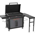 Grătar tip plită pe gaz Blackstone 36” Culinary, cu capac și dulap de depozitare