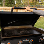 Grătar tip plită pe gaz Blackstone 36” Culinary, cu capac și dulap de depozitare