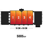 Grătar tip plită pe gaz Blackstone 36” Iron Forged, cu capac