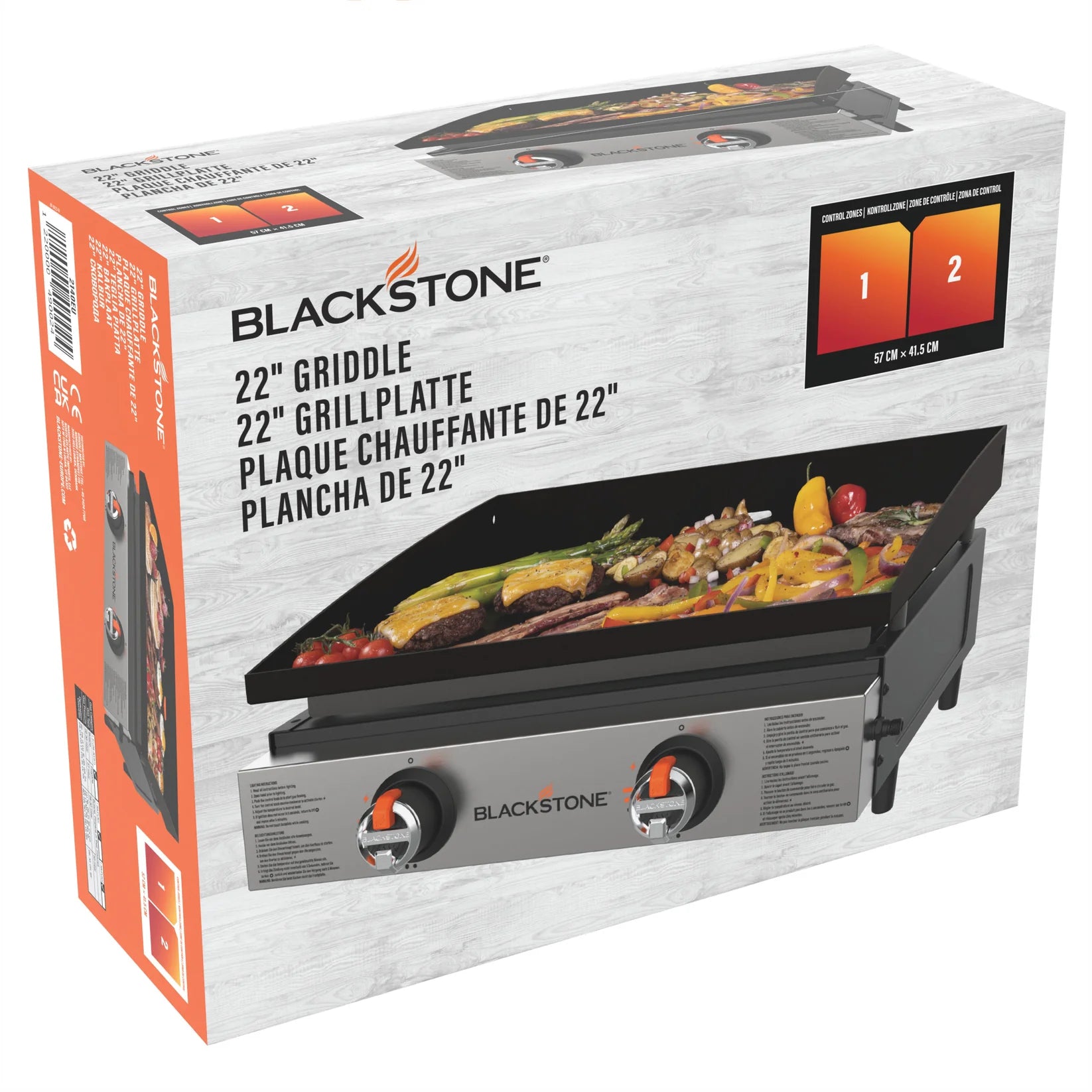 Grătar tip plită pe gaz Blackstone 22”