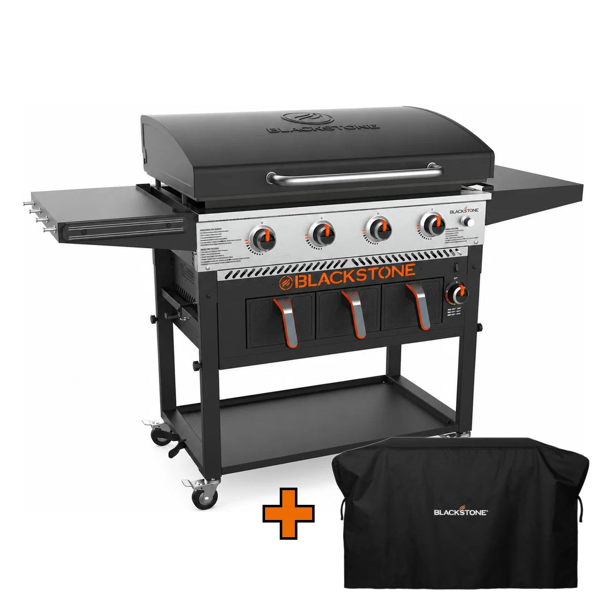 Grătar tip plită pe gaz Blackstone 36” cu Air Fryer + Husa